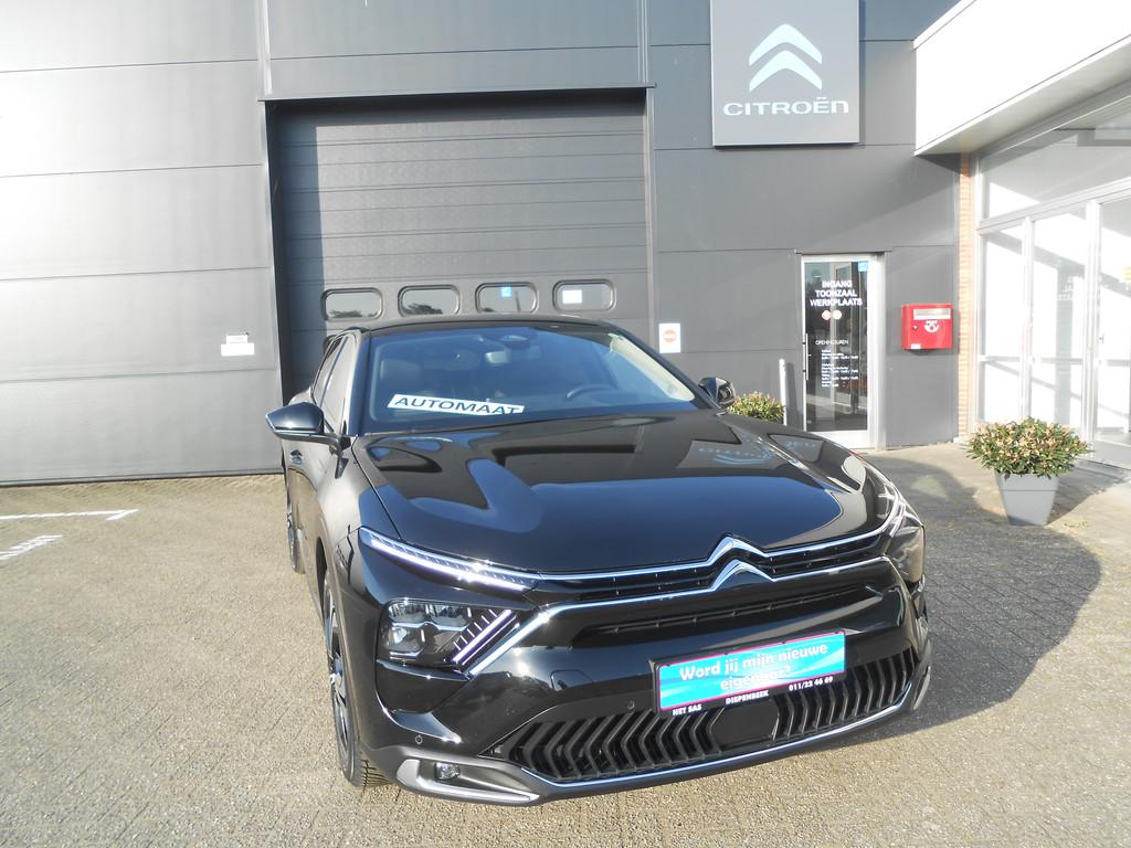 Citroën C5 X 1.2 PURETECH 130 S&S EAT8 - AUTOMAAT WAARBORG, Auto's, Automaat, 4 deurs, Gebruikt, Zwart