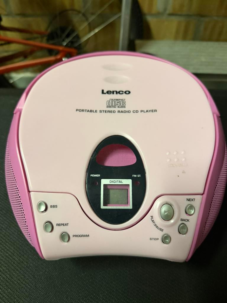 Lenco SCD-24 CD Speler Radio Kinderen, Stereo, Audiojack, Audio, Tv en Foto, Cd-spelers, Ophalen of Verzenden, Zo goed als nieuw