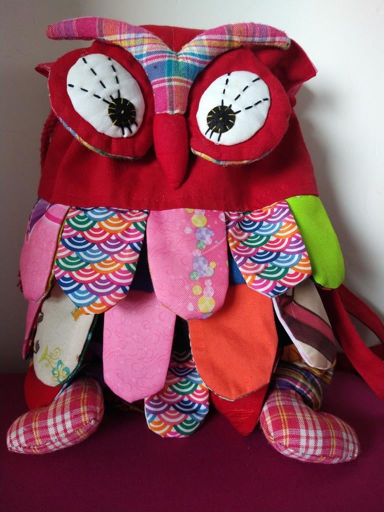 Kinder rugzakje uil, Ophalen