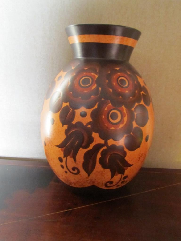 Vase Boch Keramis Catteau signé!, Antiquités & Art, Enlèvement