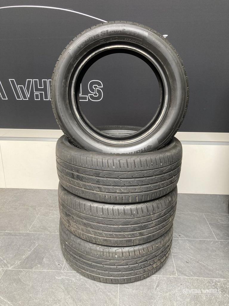 4x 235/55/18 100V AO Hankook Ventus S1 Evo2 zomer banden, 18 inch, Gebruikt, -, -