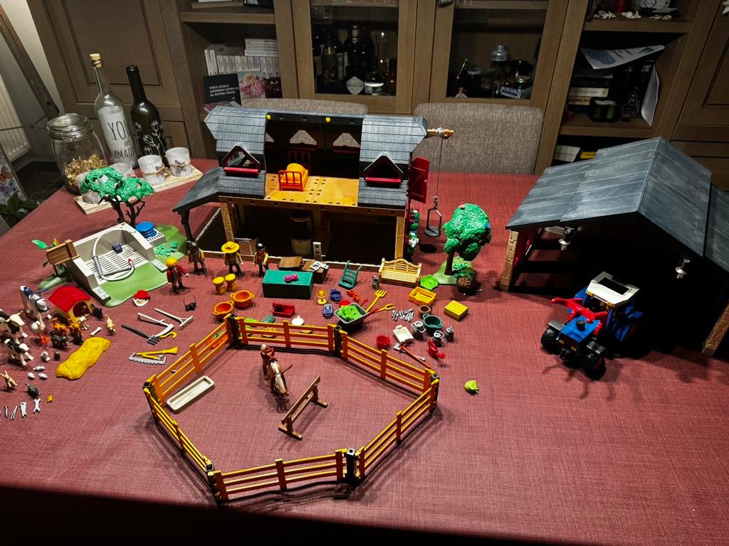 Grote boerderij: uren speelplezier gegarandeerd, Kinderen en Baby's, Speelgoed | Playmobil, Zo goed als nieuw, Ophalen
