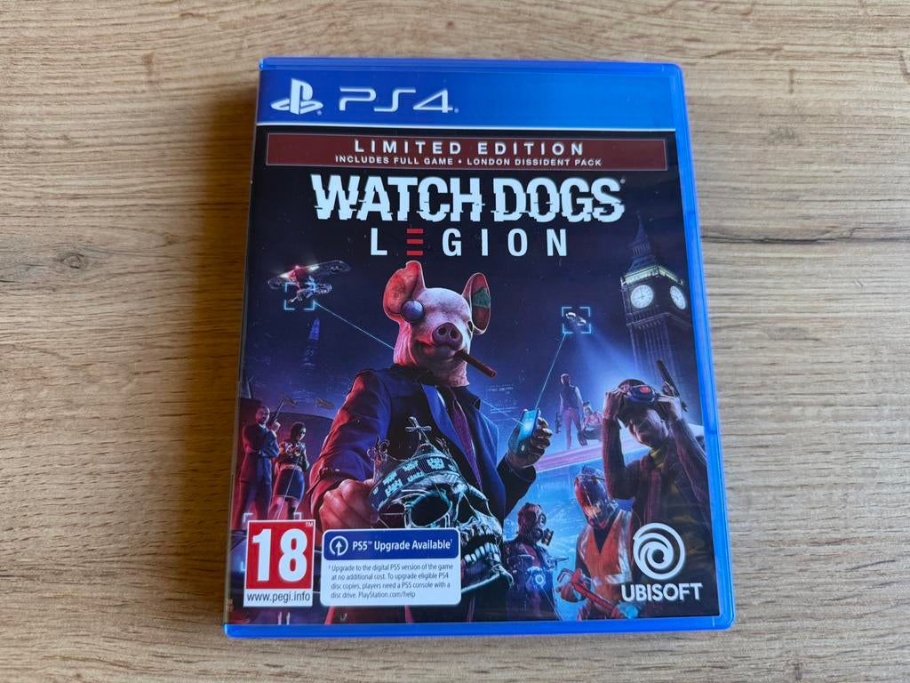 PS4 Watch Dogs: Legion Limited Edition | Krasvrij Compleet!, Consoles de jeu & Jeux vidéo, Jeux | Sony PlayStation 4, Comme neuf
