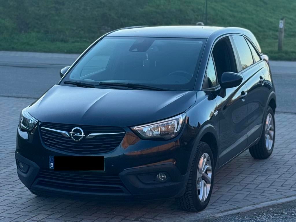 Opel Crossland x Apple CarPlay airconditioning trekhaak, Auto's, Opel, Voorwielaandrijving, Stof, 1199 cc, Blauw