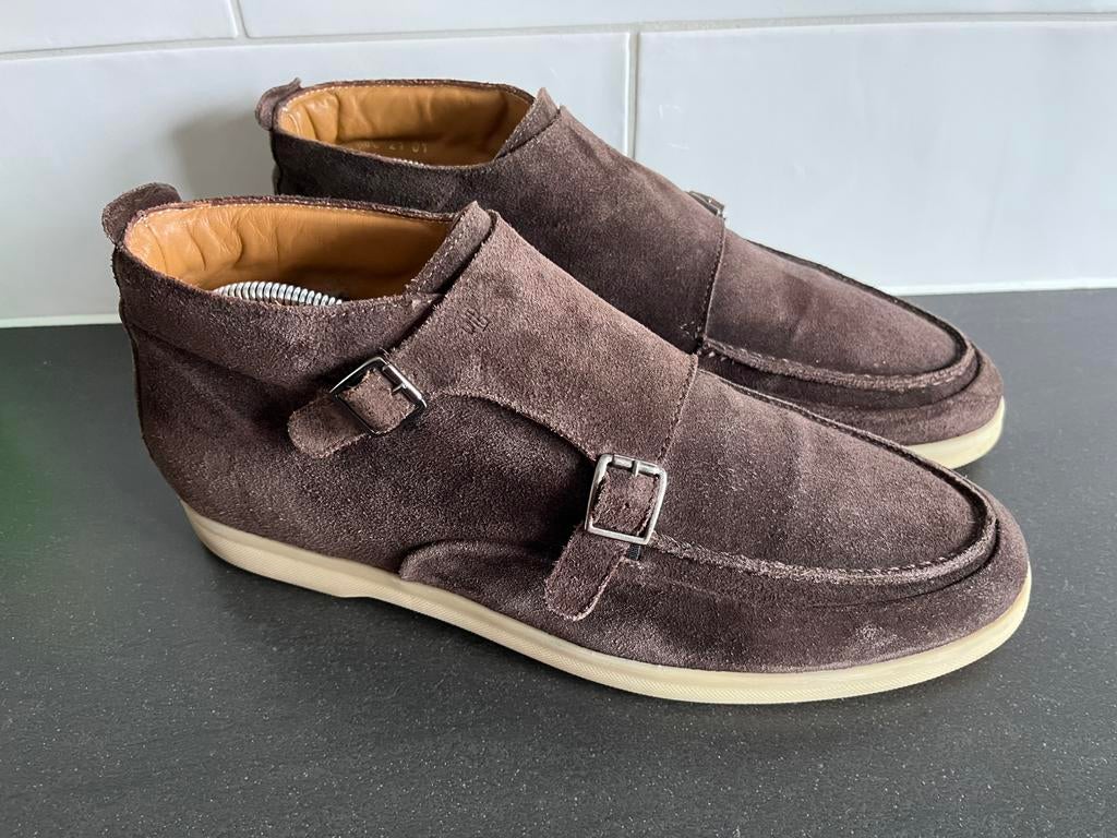 Van Bommel herenschoenen maat 9.5 / 43.5 H, Vêtements | Hommes, Chaussures, Enlèvement ou Envoi, Comme neuf, Brun, Chaussures à boucles