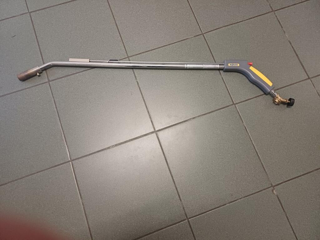 Onkruidverbrander op gas, Ophalen