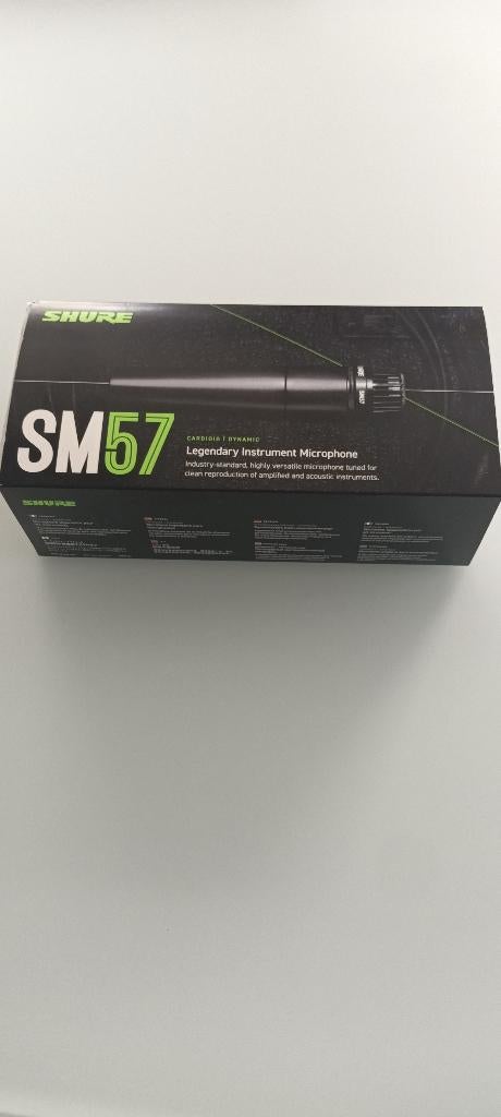 MICROFOON SHURE  SM57, Muziek en Instrumenten, Ophalen of Verzenden, Nieuw, Instrumentmicrofoon