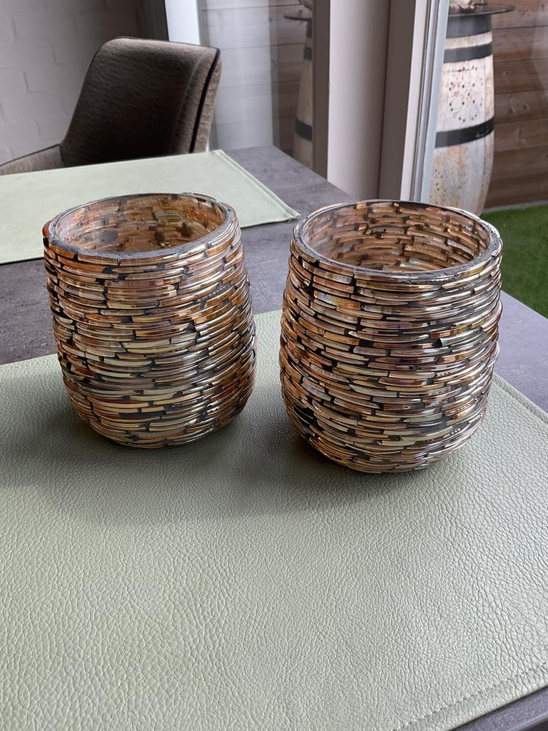 Twee mooie theelichten, Ophalen