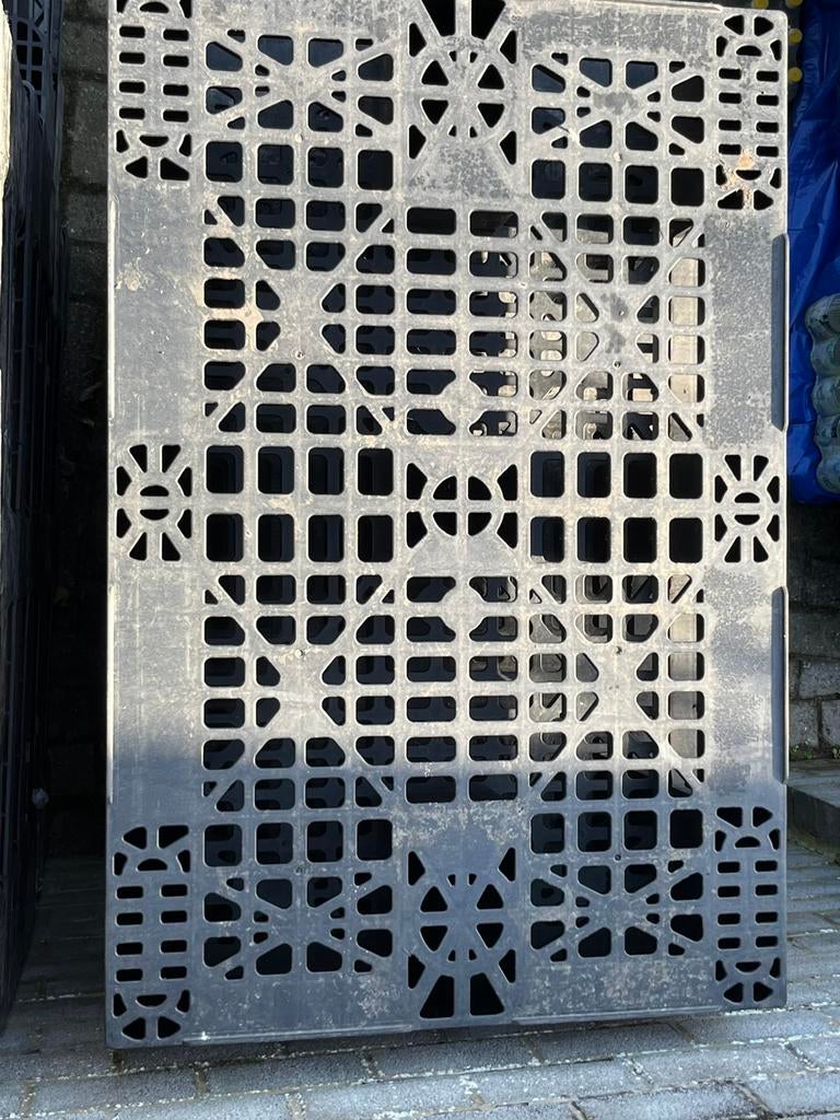 Palette en plastique PVC robuste 100x120 80x120, Ophalen