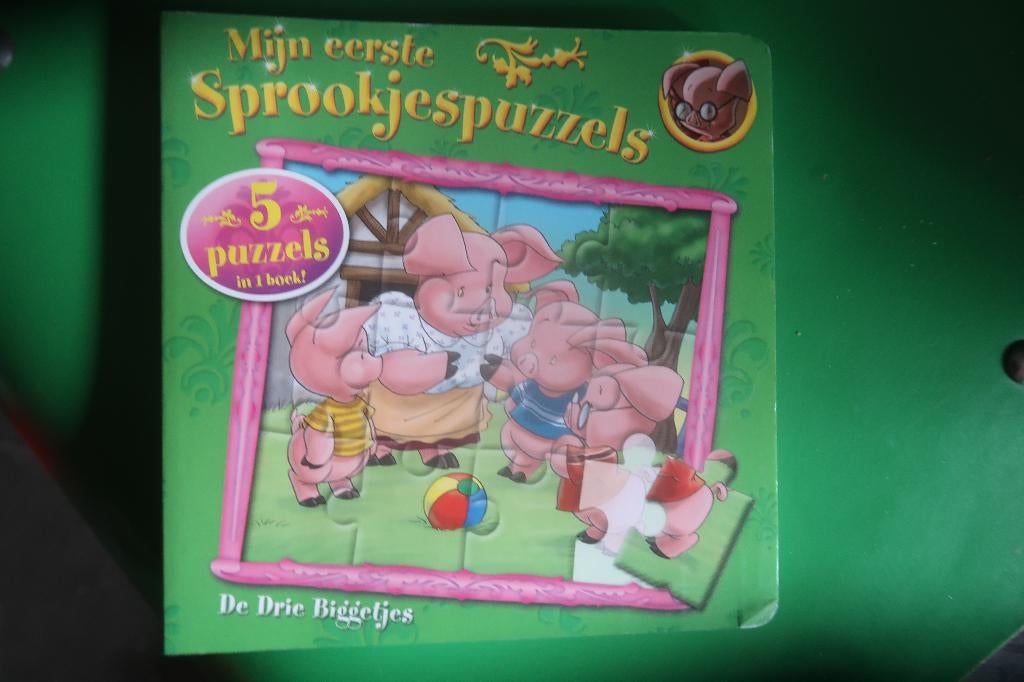 puzzel puzzelboek de drie biggetjes nieuw, Ophalen of Verzenden, Nieuw, 2 tot 4 jaar