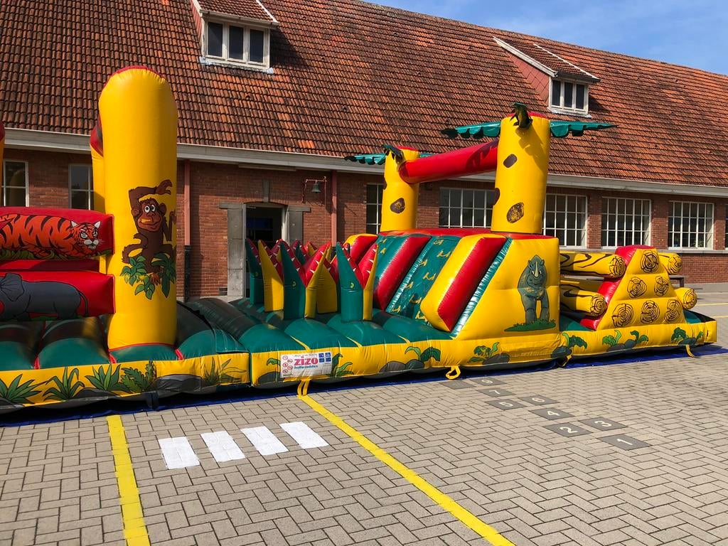 Springkasteel stormbaan te huur, Enlèvement