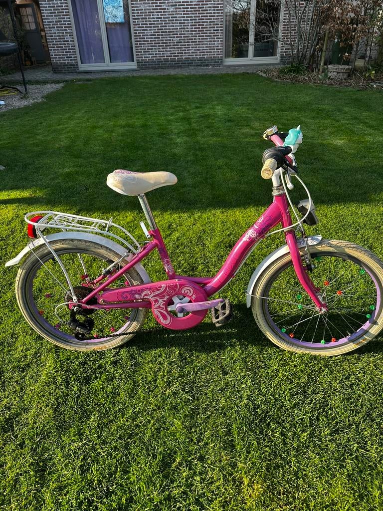 Meisjesfiets MBM Fleur 20 inch, Fietsen en Brommers, Ophalen, Gebruikt, 20 inch, Versnellingen
