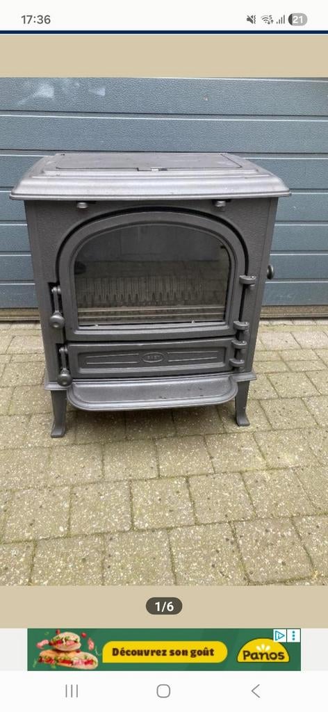 Poêle, Maison & Meubles, Poêles, Poêle à charbon, Bois, Enlèvement