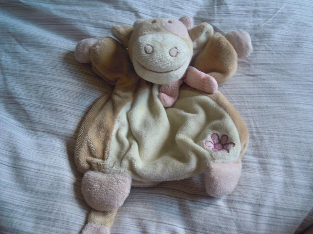 knuffeldoekje nicotoy handpop koe, Ophalen of Verzenden, Nieuw, Koe