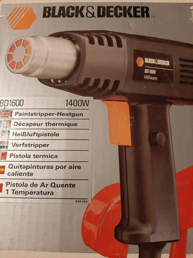 Décapant à peinture Black&Decker pour bois et métal automobi, Enlèvement ou Envoi, Utilisé