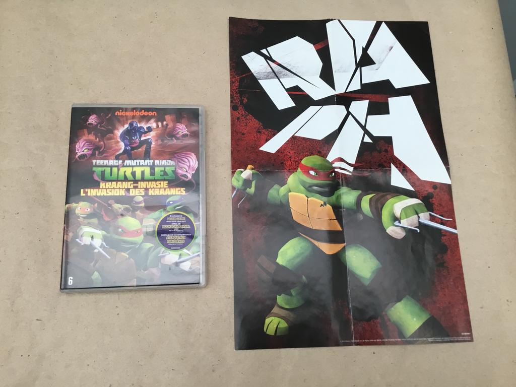 Film DVD Teenage Mutant Ninja Turtles, L’invasion des Kraang, À partir de 6 ans, Enlèvement ou Envoi, Comme neuf, Dessin animé