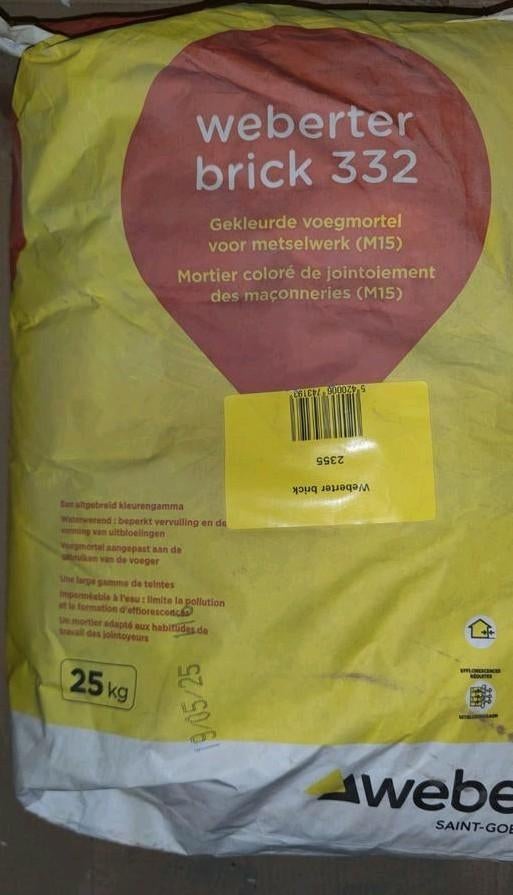 Voegsel buitenmuur Weberter brick, Doe-het-zelf en Bouw, Ophalen, Nieuw