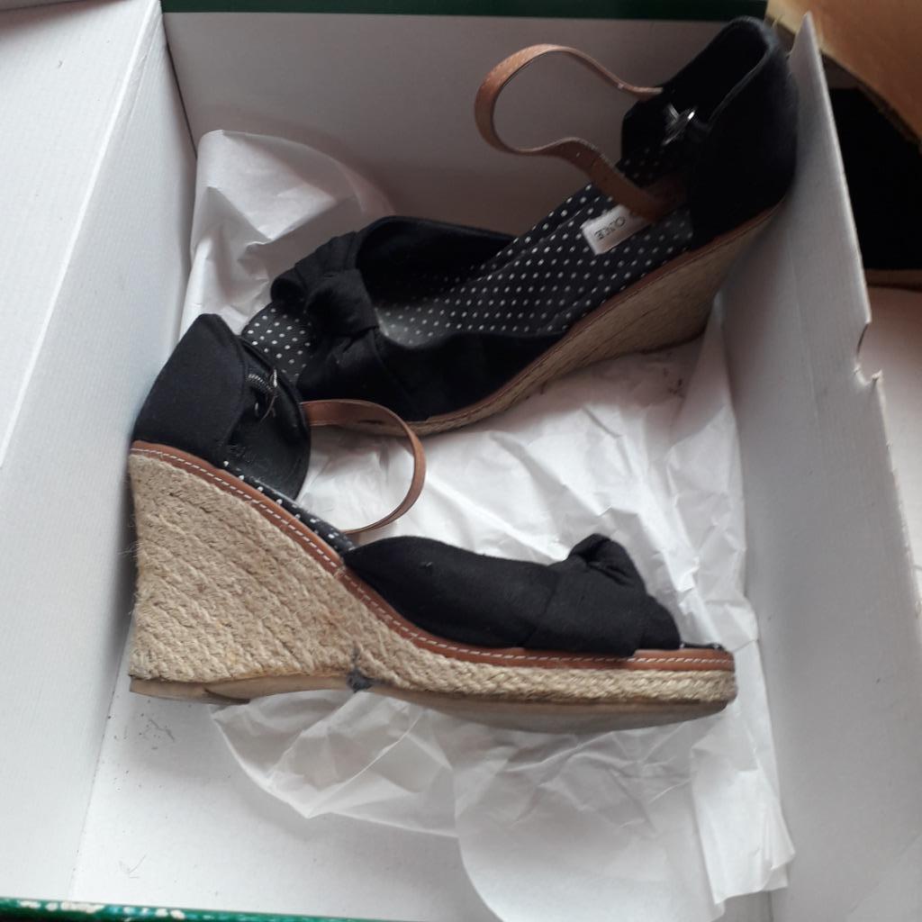 espadrille, Espadrilles, Verzenden, Zwart, Zo goed als nieuw