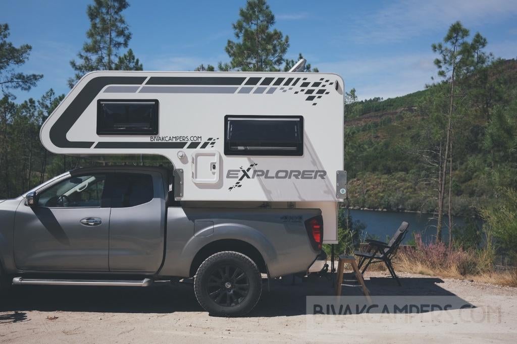 Nieuw! pick-up Afzetunit - camperunit EXPLORER Bivakcampers, Caravanes & Camping, Camping-car Accessoires, Neuf, Enlèvement