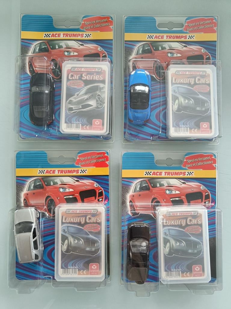 Ace Trumps kaartspel + autootje., Verzamelen, Ophalen of Verzenden, Nieuw