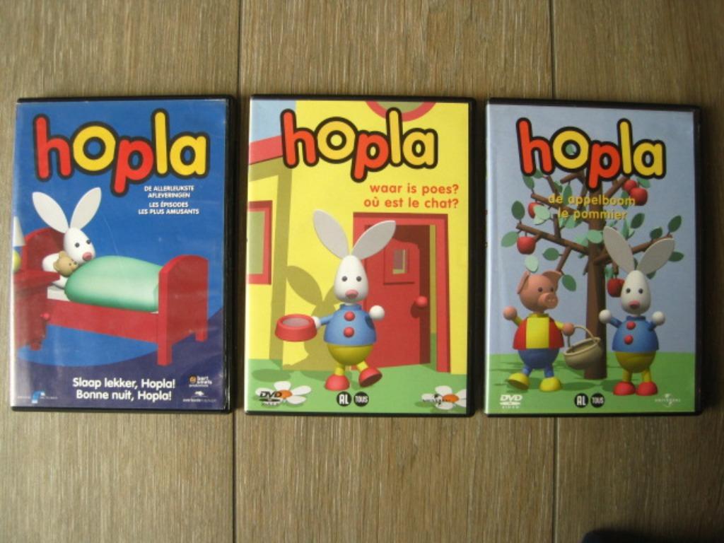 DVD Hopla - 1€ per dvd, Europees, Gebruikt, Tekenfilm, Alle leeftijden