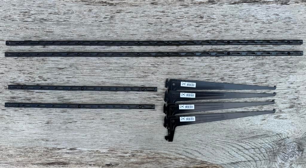 4 plankdragers 35cm met wandrails nieuw , winkelprijs €54, Ophalen of Verzenden, Nieuw