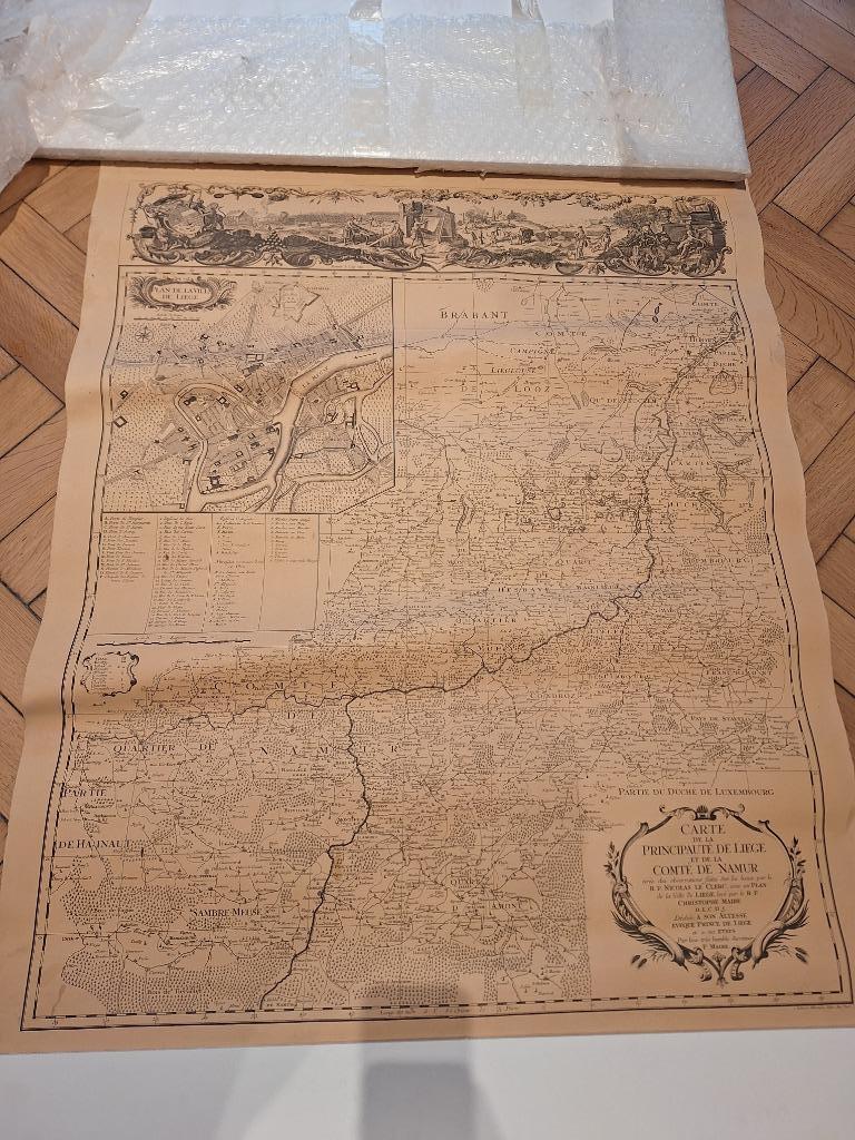 Carte de la Principauté de Liège et de la comté de Namur N, Livres, Enlèvement, 17e et 18e siècles, Utilisé