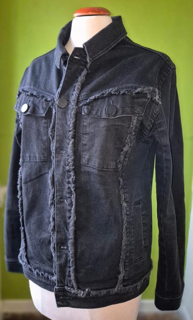 Veste en jean Just pour femme XS, Vêtements | Femmes, Enlèvement ou Envoi, Comme neuf, Noir