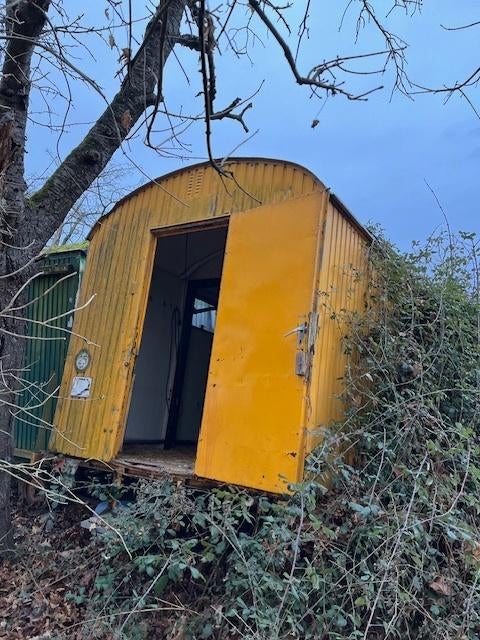 werfkeet werfwagen, Doe-het-zelf en Bouw, Ophalen, Gebruikt