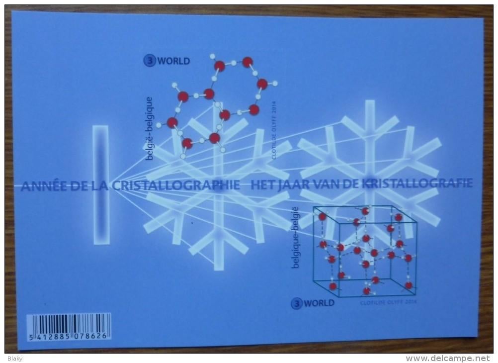 2014- MONDES postzegels zelfklevend LES CRISTALS, Ophalen of Verzenden