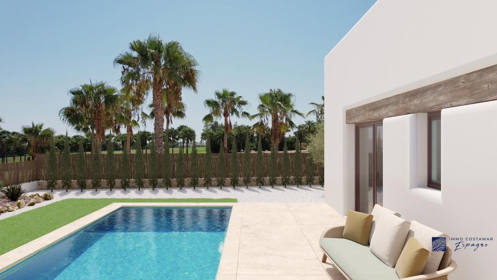 villa au bord du golf a vendre en espagne, Village, Maison d'habitation, 135 m², Algorfa