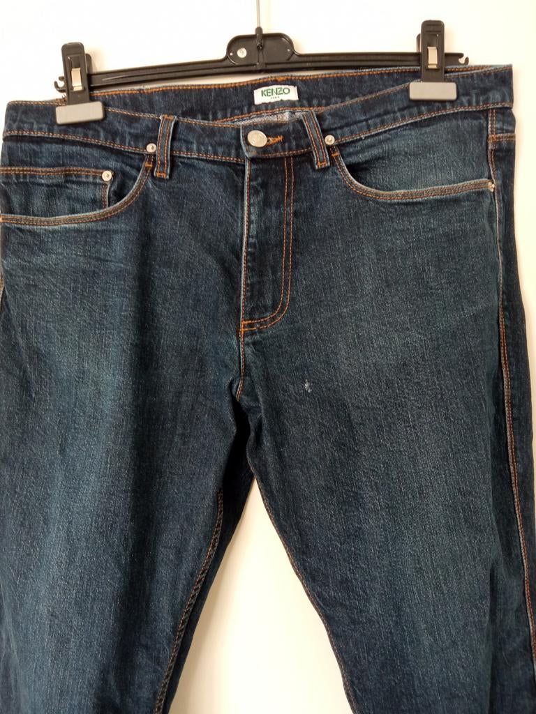 Kenzo Jungle Paris spijkerbroek taille 90 cm lengte 91 cm, Kleding | Dames, Spijkerbroeken en Jeans, Gedragen, Blauw, Ophalen of Verzenden