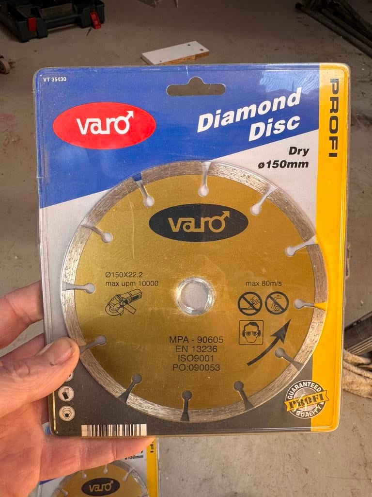 Diamant schijf 150mm, Ophalen, Nieuw