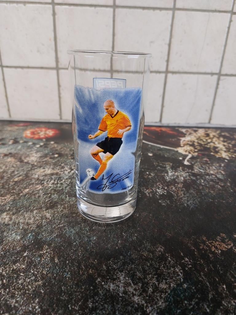 Récupérez un verre de PepsiCo Jaap Stam, Enlèvement ou Envoi, Comme neuf, Verre à soda