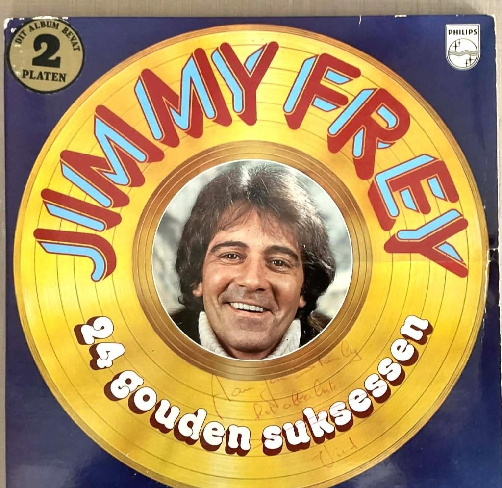 2LP  "24 Gouden Successen" - Jimmy Frey, Cd's en Dvd's, Vinyl | Nederlandstalig, Ophalen of Verzenden, Gebruikt, Levenslied of Smartlap