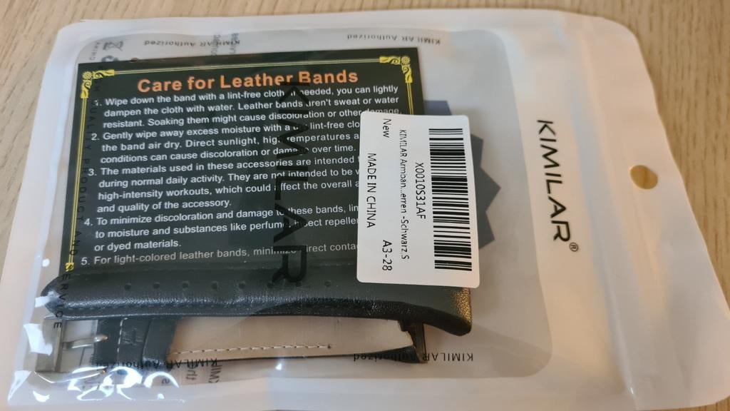 Bracelet en cuir pour Fitbit Charge 4, Enlèvement, Neuf