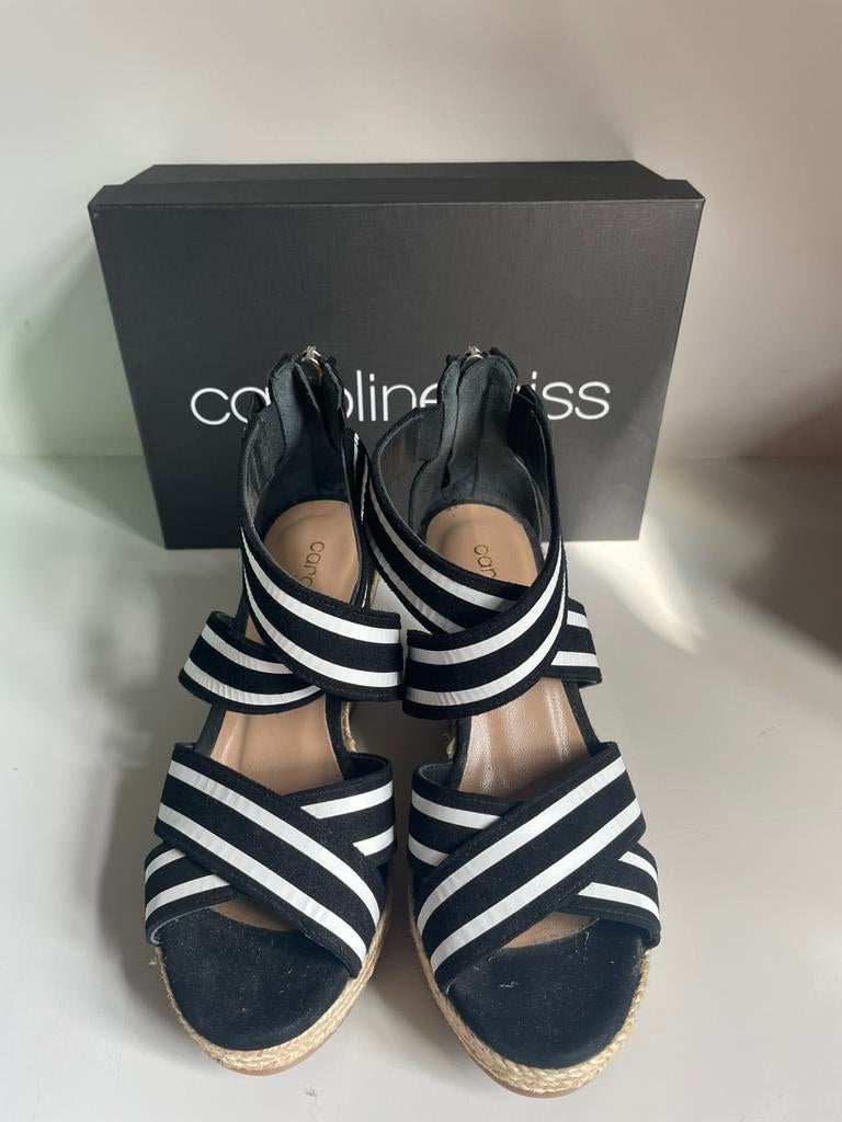 Sleehak Caroline Biss 36, Kleding | Dames, Schoenen, Zwart, Ophalen of Verzenden, Zo goed als nieuw, Caroline Biss