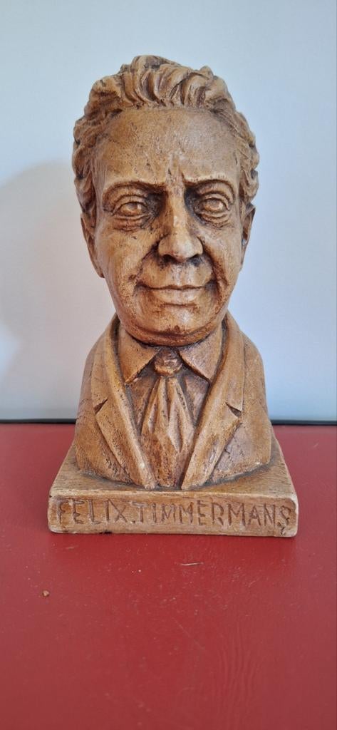Buste hoofd Felix Timmermans, Antiek en Kunst, Ophalen of Verzenden