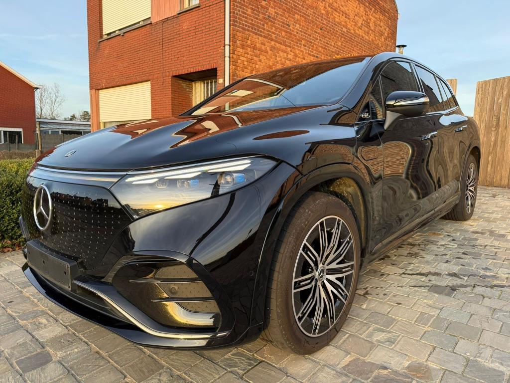 Mercedes-Benz EQS SUV 450 4MATIC AMG Line | FULL OPTIE, Auto's, Automaat, Zwart, Leder, 5 zetels