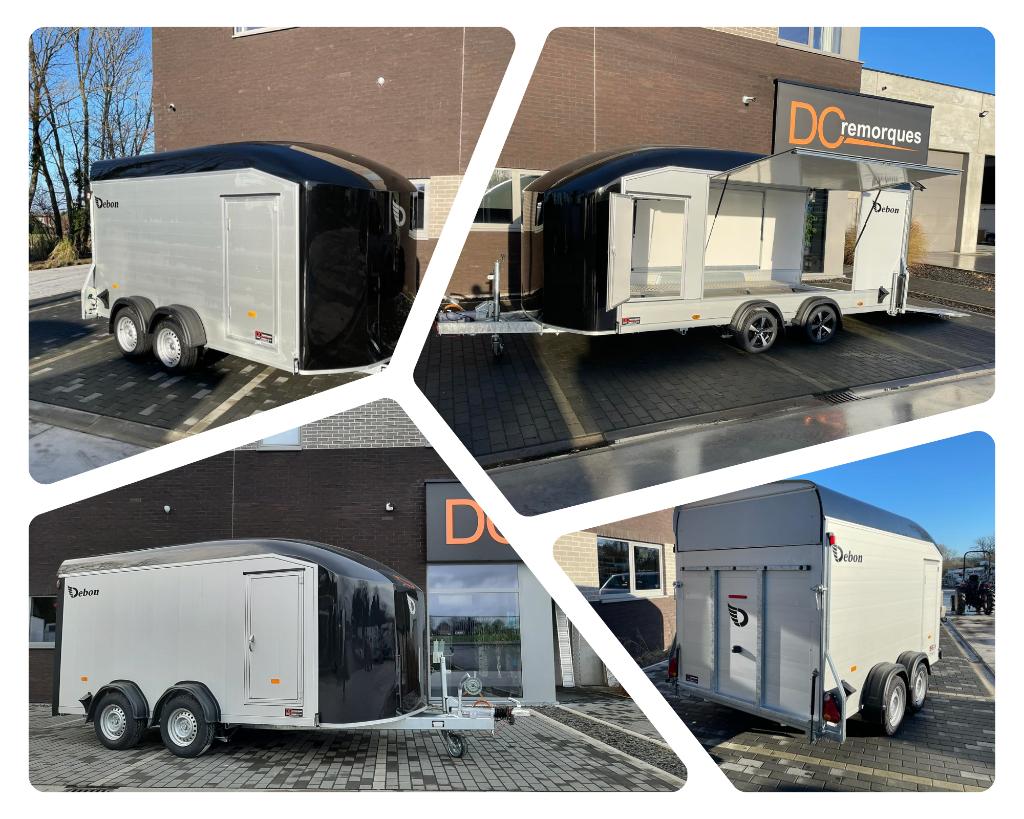 Remorque fourgon Debon double essieux, Autos : Divers, Remorques, Neuf, Enlèvement