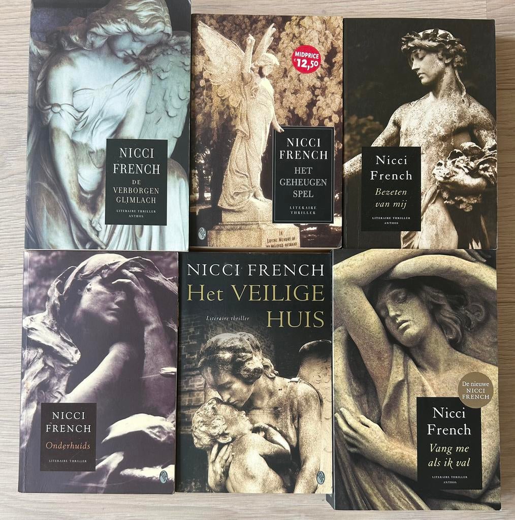 6 boeken Nicci French - Onderhuids - Geheugen spel -, Ophalen of Verzenden, Gelezen, Nicci French