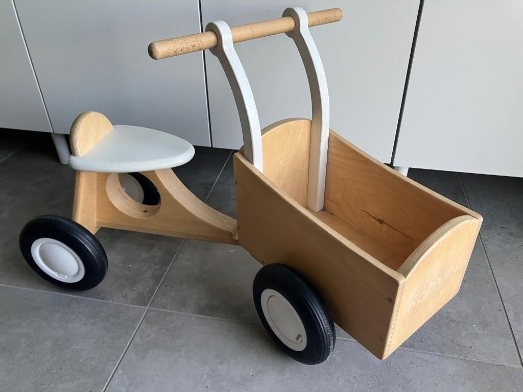 Houten loopfiets / bakfiets., Ophalen, Zo goed als nieuw, Overige typen