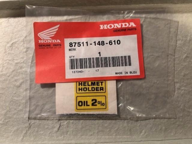 Honda Camino originele 2% sticker, Fietsen en Brommers, Ophalen of Verzenden, Nieuw