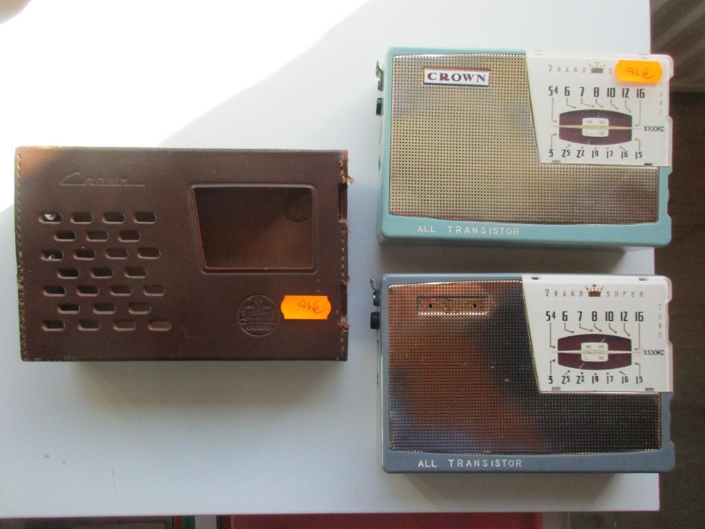 2 x CROWN TR-6L2. JAPAN. ***ZELDZAAM***., Ophalen of Verzenden