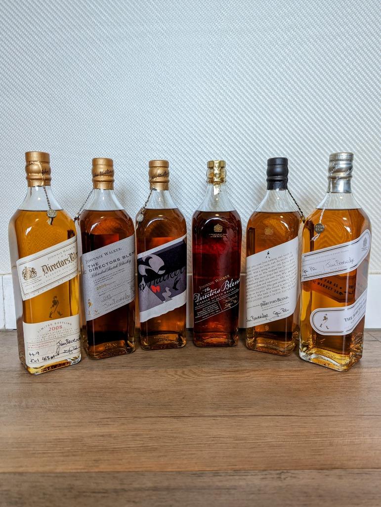Johnnie Walker The Directors Blend Set - 2008-2013, Verzamelen, Wijnen, Overige gebieden, Overige typen, Nieuw, Ophalen of Verzenden