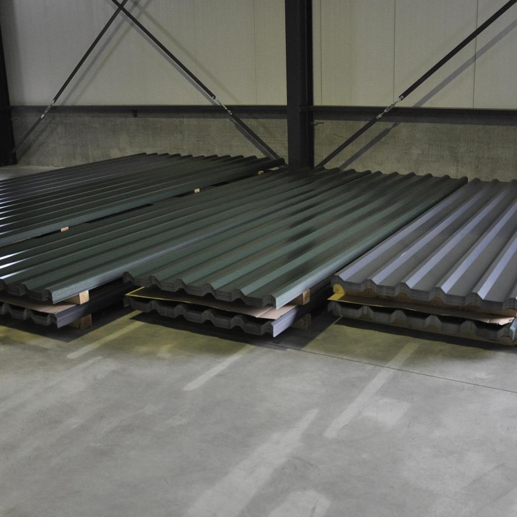 Damwandplaten kleur groen en antraciet, voor wand en dak., Enlèvement, Neuf, Autres matériaux