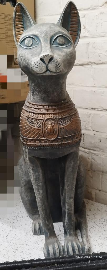 Chat Bastet en résine, Jardin & Terrasse, Enlèvement