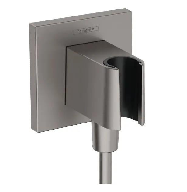 Hansgrohe fixfit E Porter brushed black chrome, Doe-het-zelf en Bouw, Sanitair, Ophalen