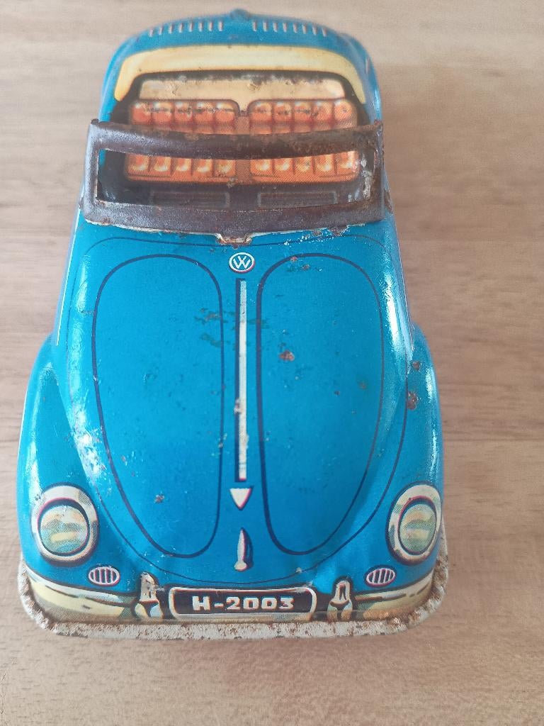 Cox Joyax volkswagen beetle blikken speelgoedauto, Ophalen