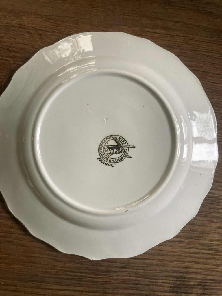 assiettes moulin des loups & hamage *Nord, Antiquités & Art, Enlèvement ou Envoi